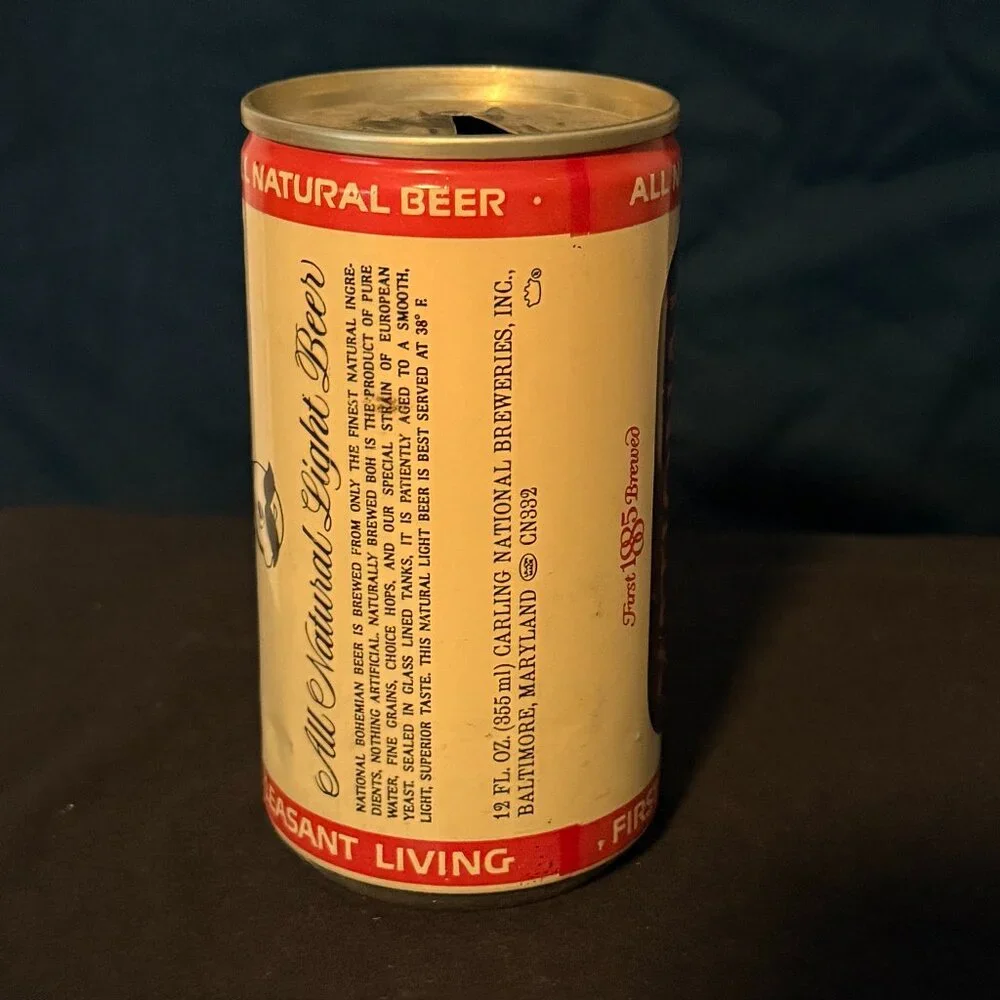 National Bohemian vintage beer can